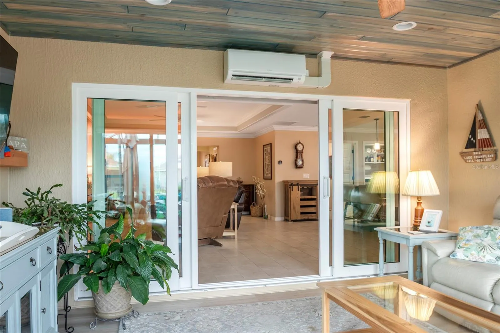 Mini Split for year round usage of the Florida Room.