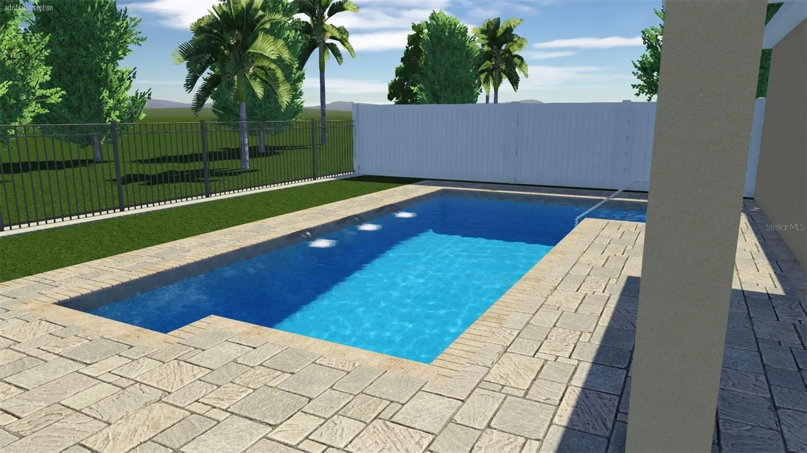 Pool Design - Staged Photo