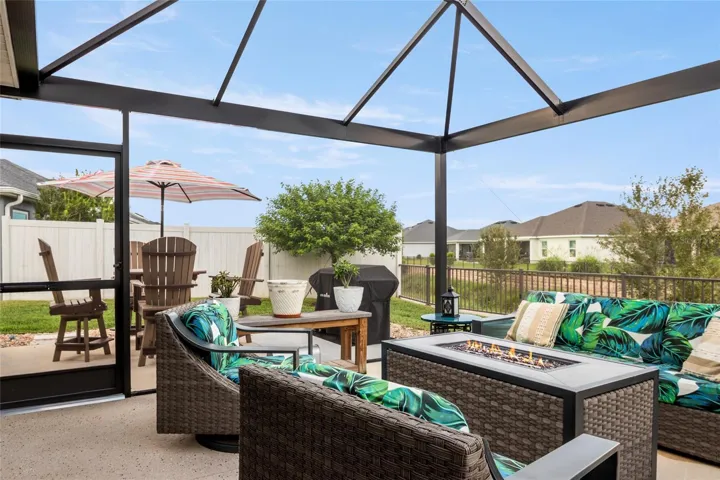 Enjoy time on the screened in lanai with your morning cup of coffee or happy hour with friends.  Enjoying the beauty that surrounds this property.