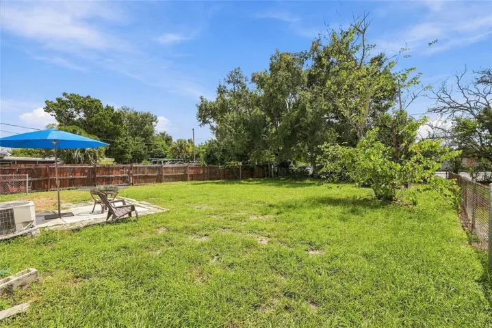 large backyard