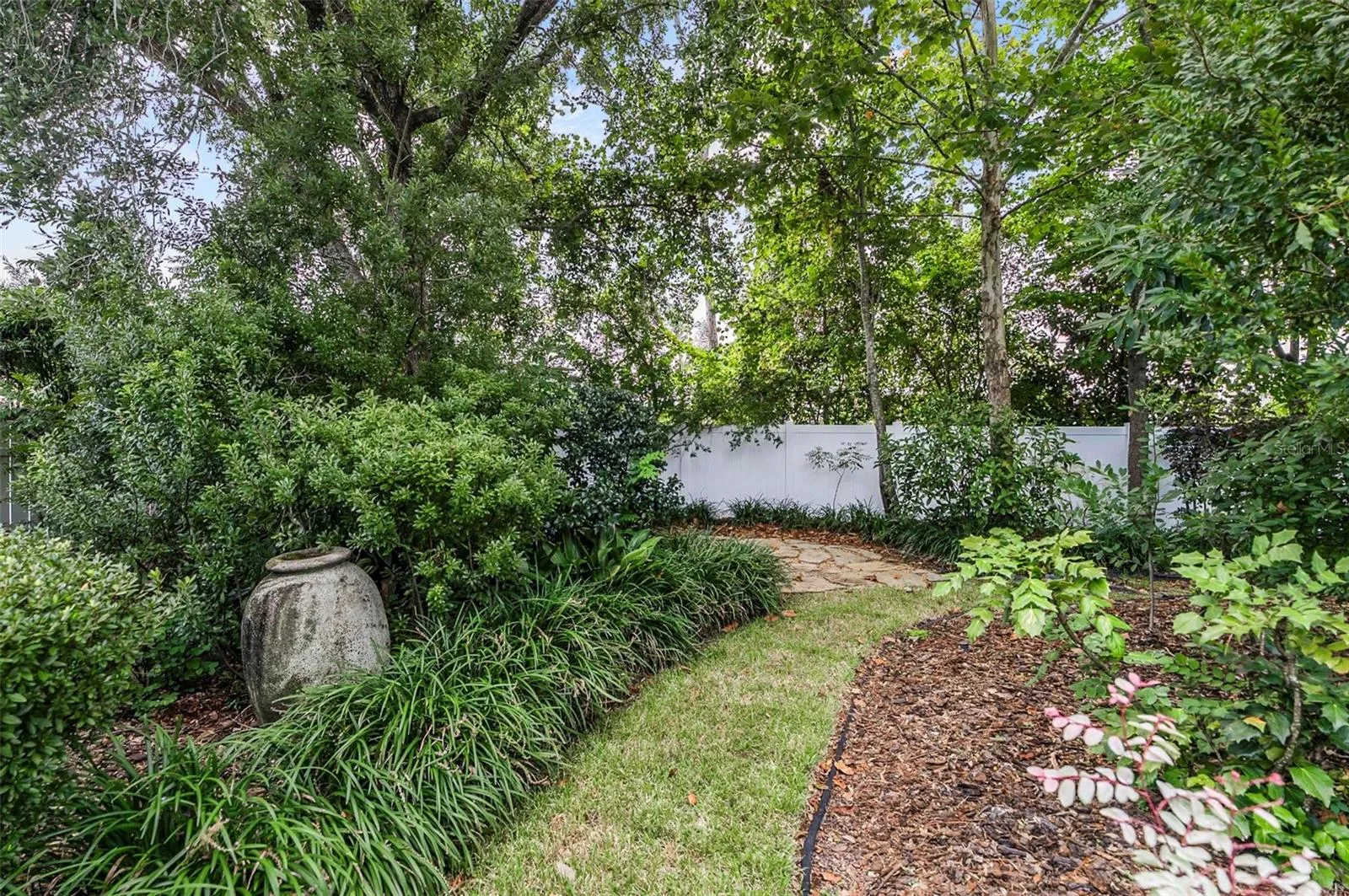 Beautifully landscaped yard