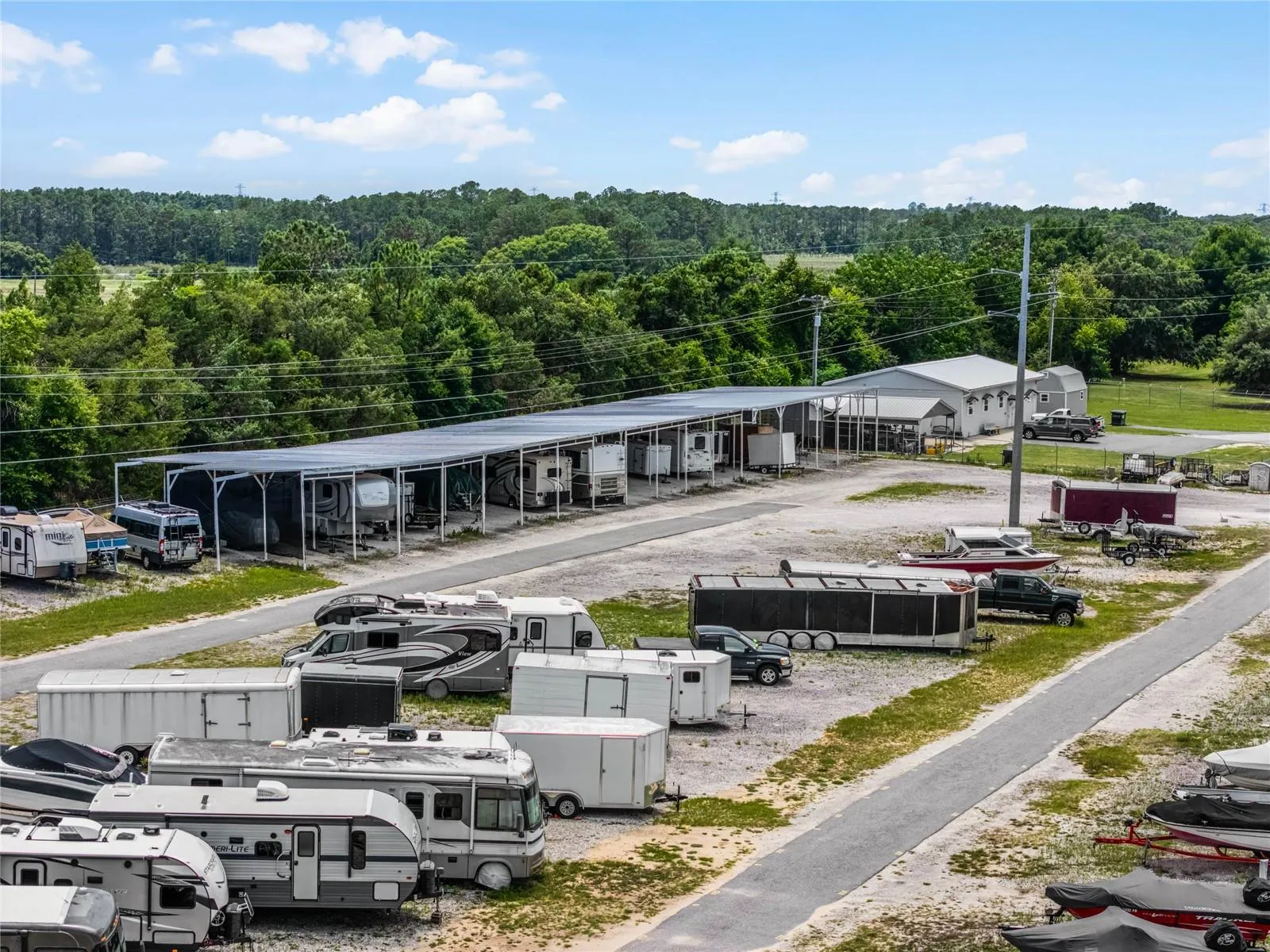 RV-Boat Storage lot, included in the HOA dues.