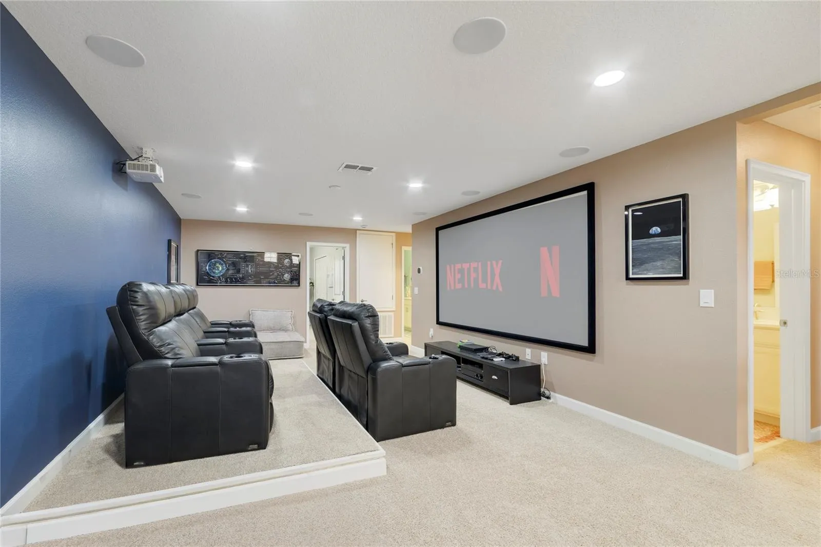 Lounge Chairs, Screen and Projector included if wanted!