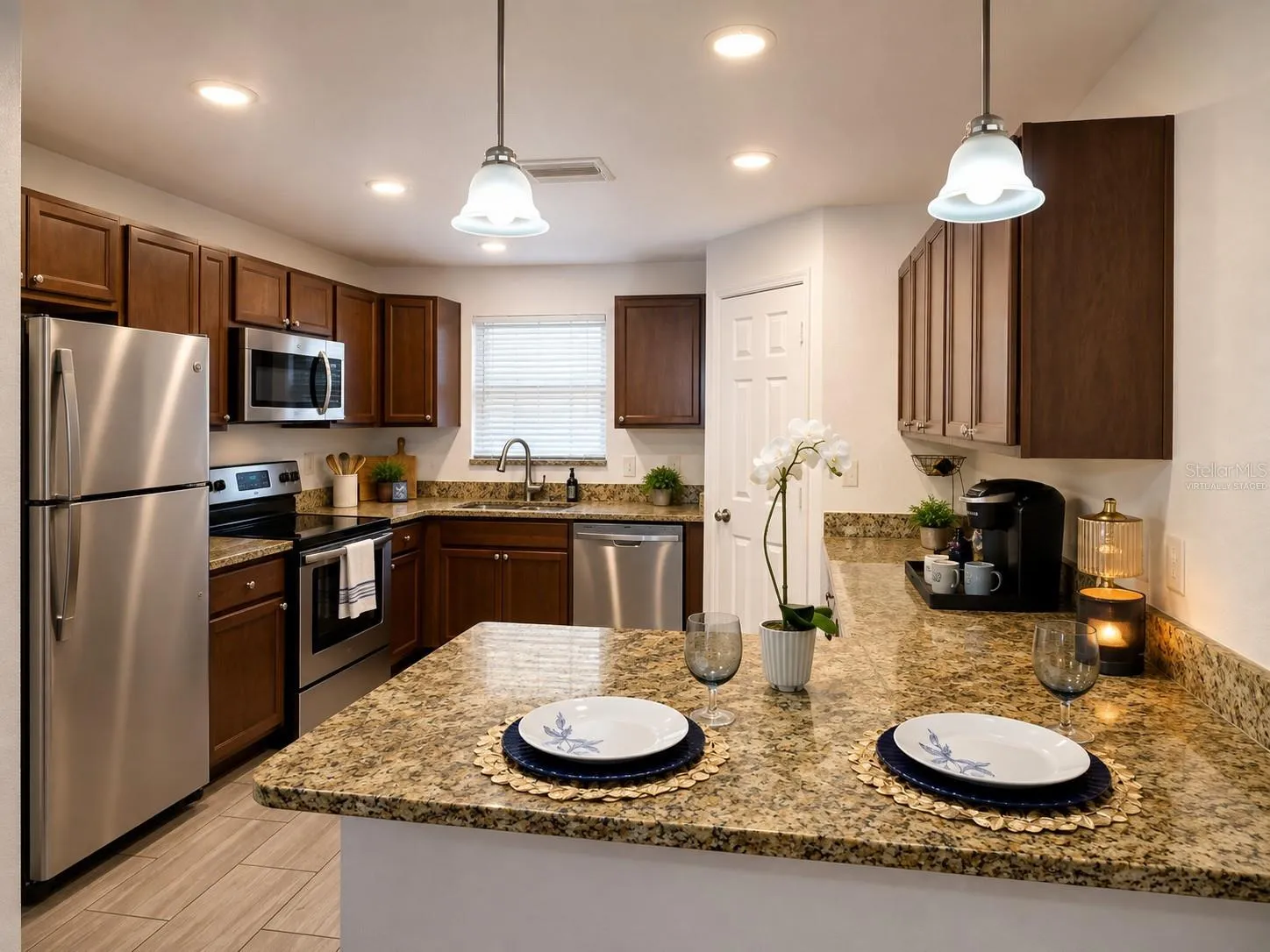 kitchen                        virtually staged