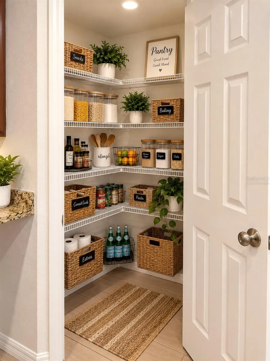 Pantry                       virtually staged