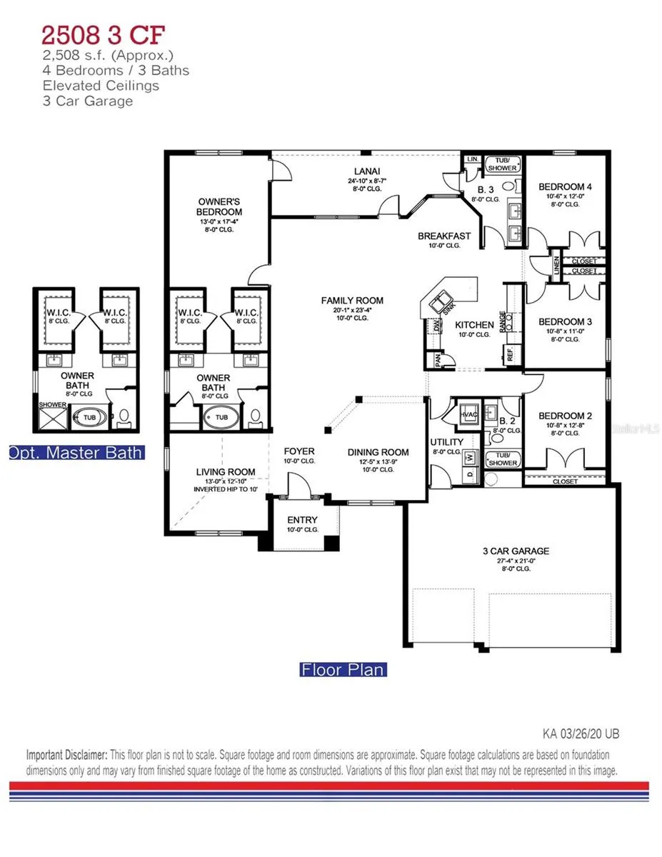 HOME HAS SIDE ENTRY 3 CAR GARAGE!