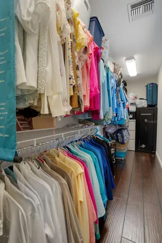 Primary suite HUGE walk in closet
