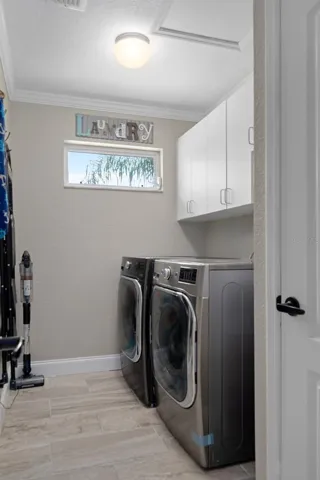 Dedicated laundry room