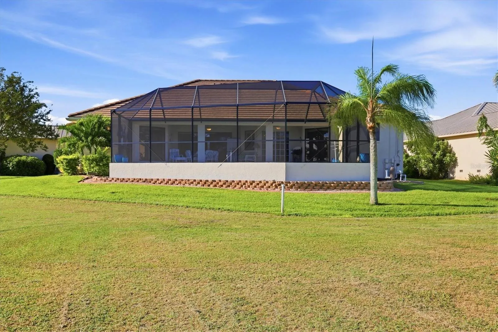 Back of the home