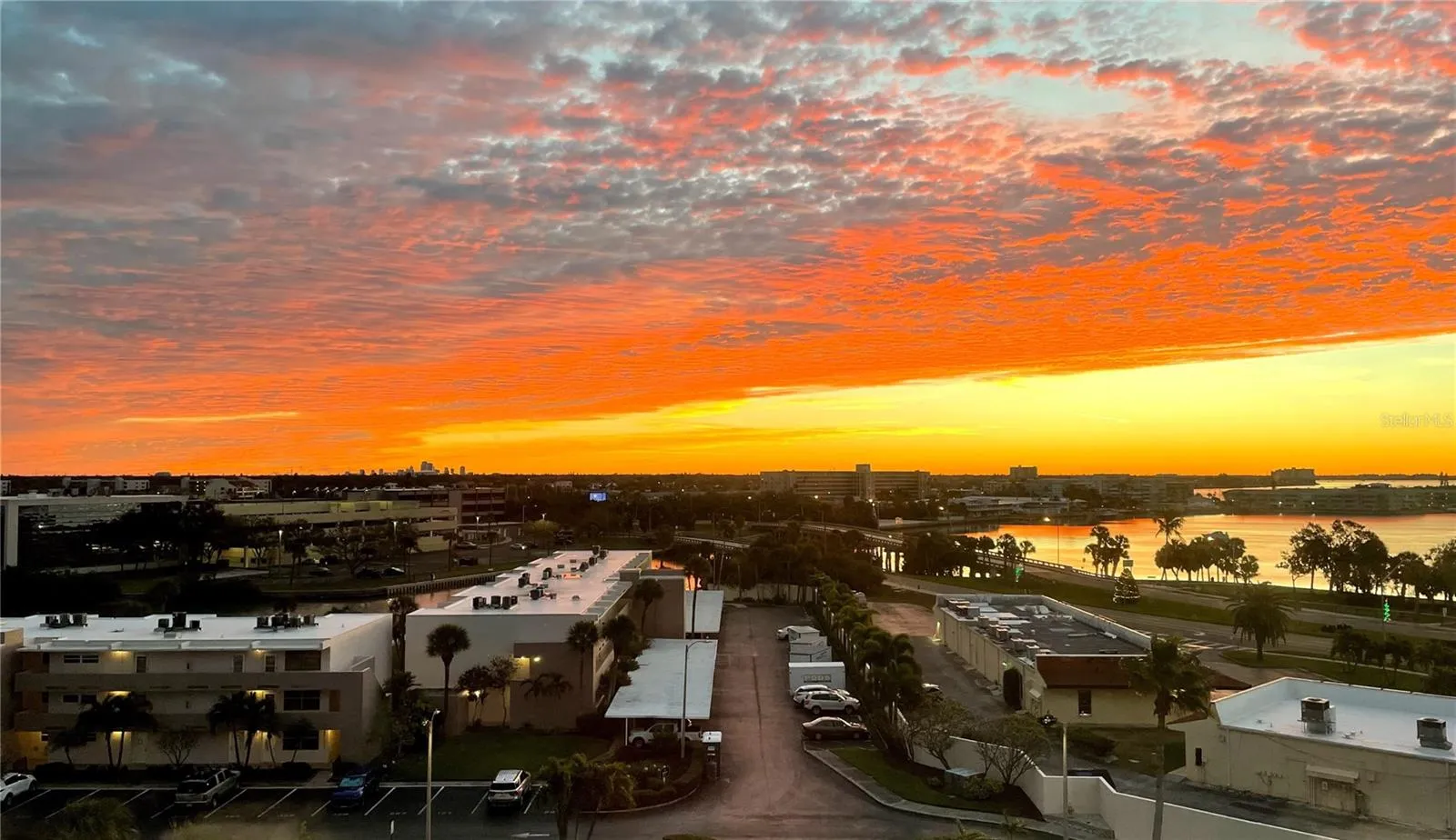 Sunrise from condo