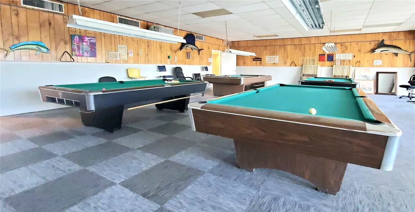 Billiard room