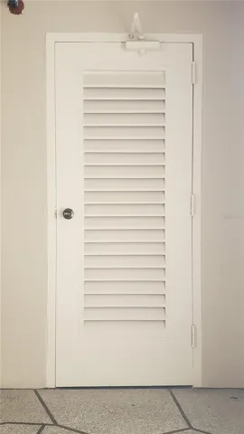 Storage entrance door on 7th floor