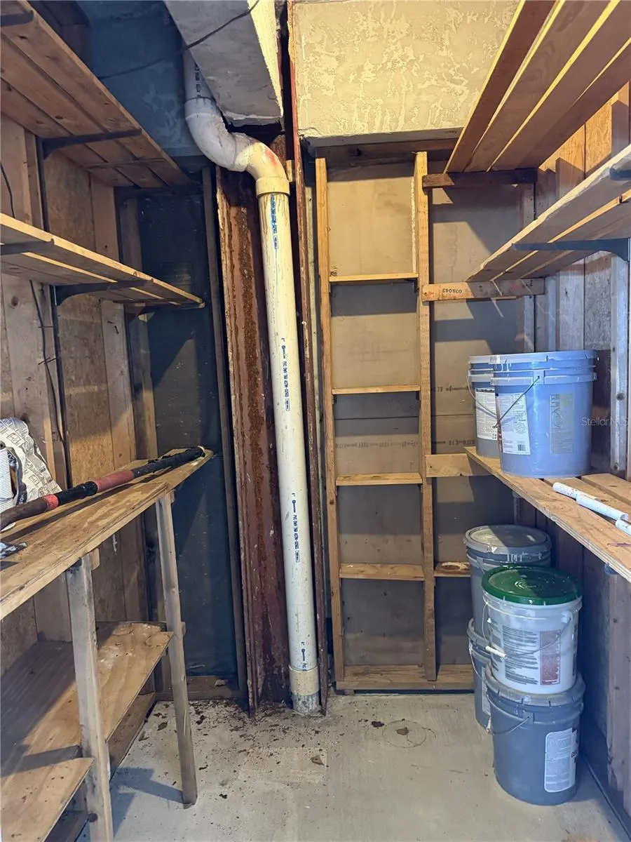 INTERIOR OF STORAGE UNIT