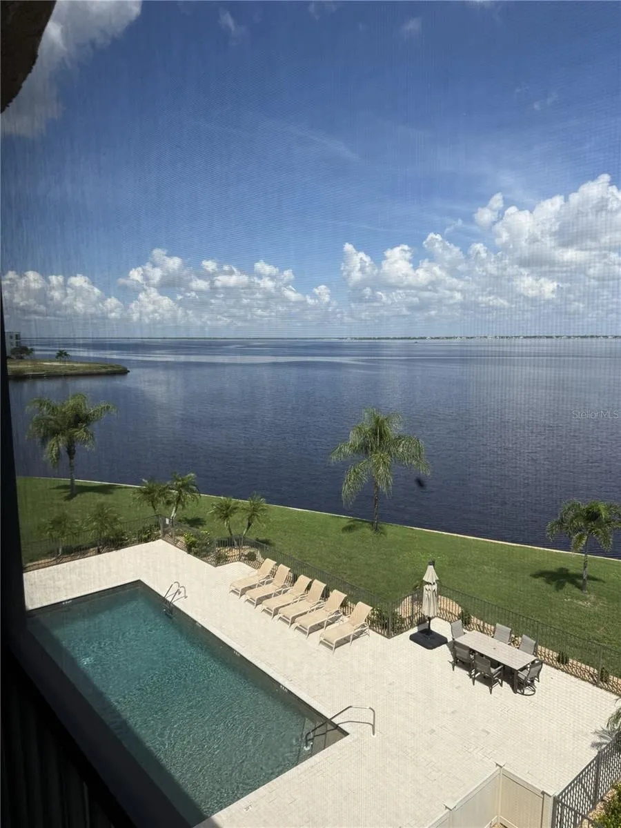 POOL &amp; HARBOR VIEW FROM THE LANAI!