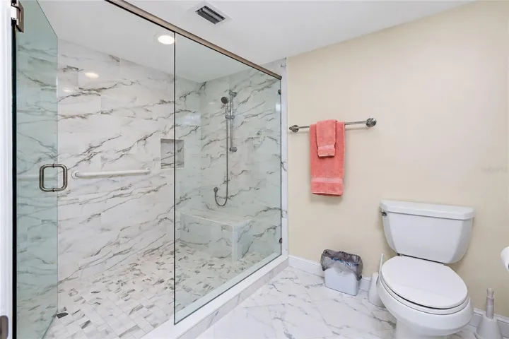 PRIMARY BATH HAS A SEPARATE ROOM FOR THE WALKIN SHOWER AND TOILET!