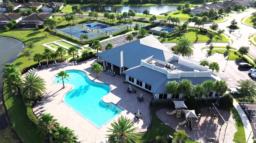 Polo Run clubhouse and resort-style pool