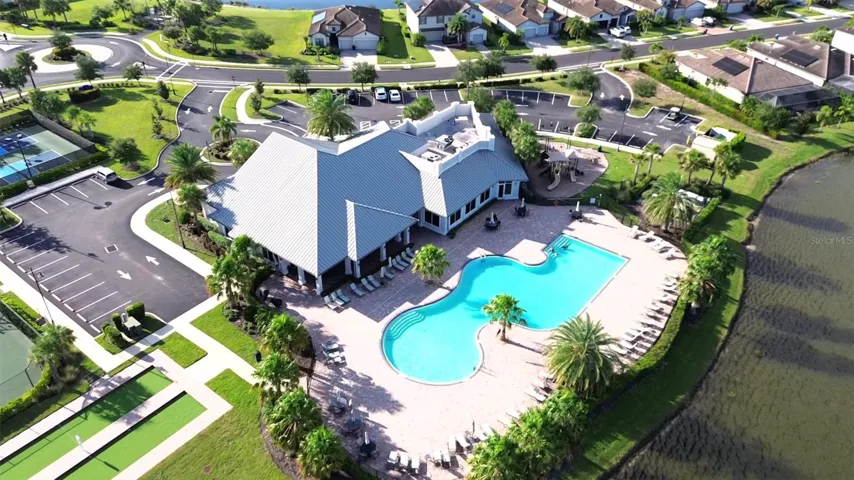 Polo Run clubhouse and pool deck