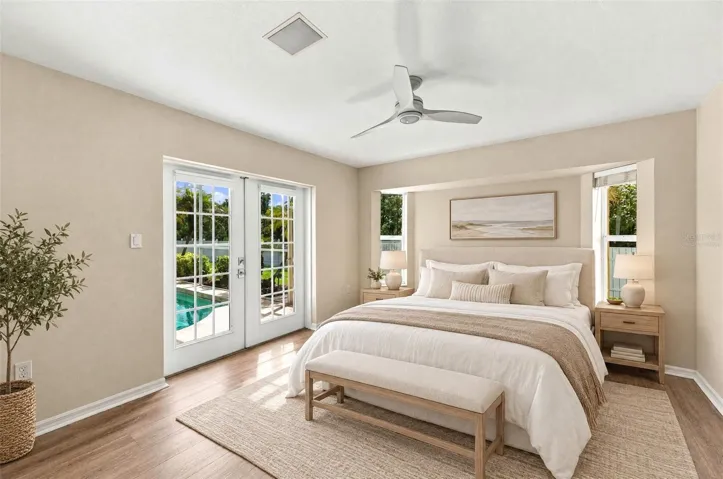 Virtually staged - Primary bedroom