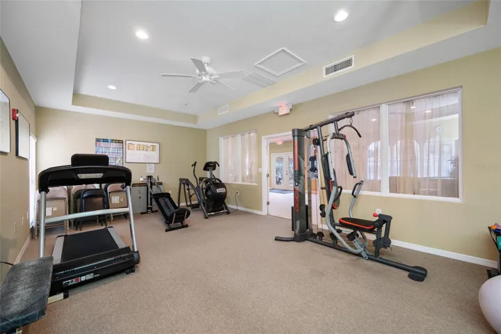 Club house gym