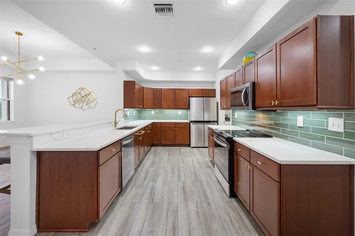 Gorgeous kitchen with all stainless steel appliances replaced in last 4 years