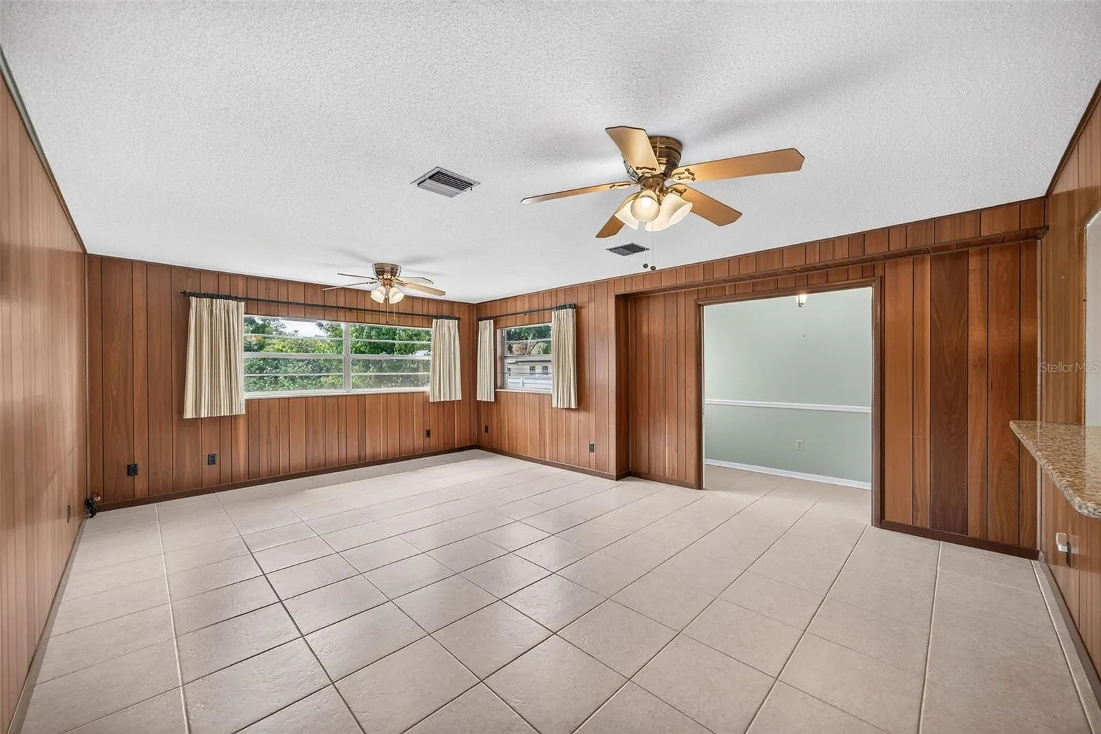 Large family room.