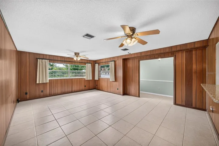 Large family room.