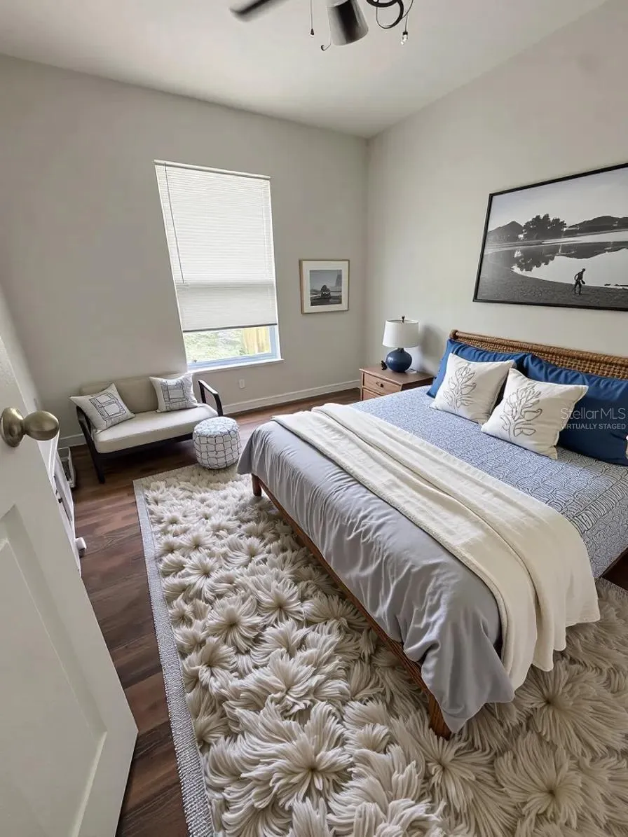virtually staged third bedroom