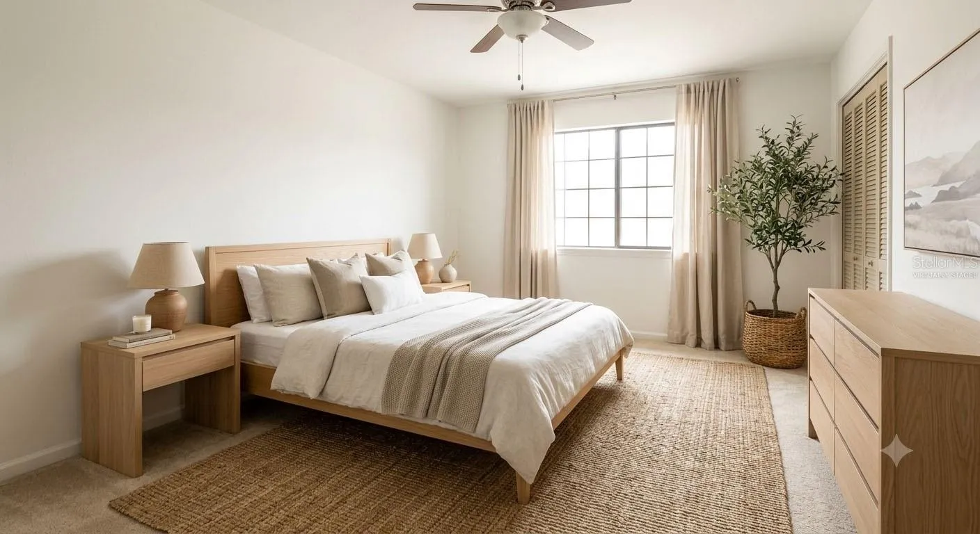 Virtually Staged - Bedroom 1