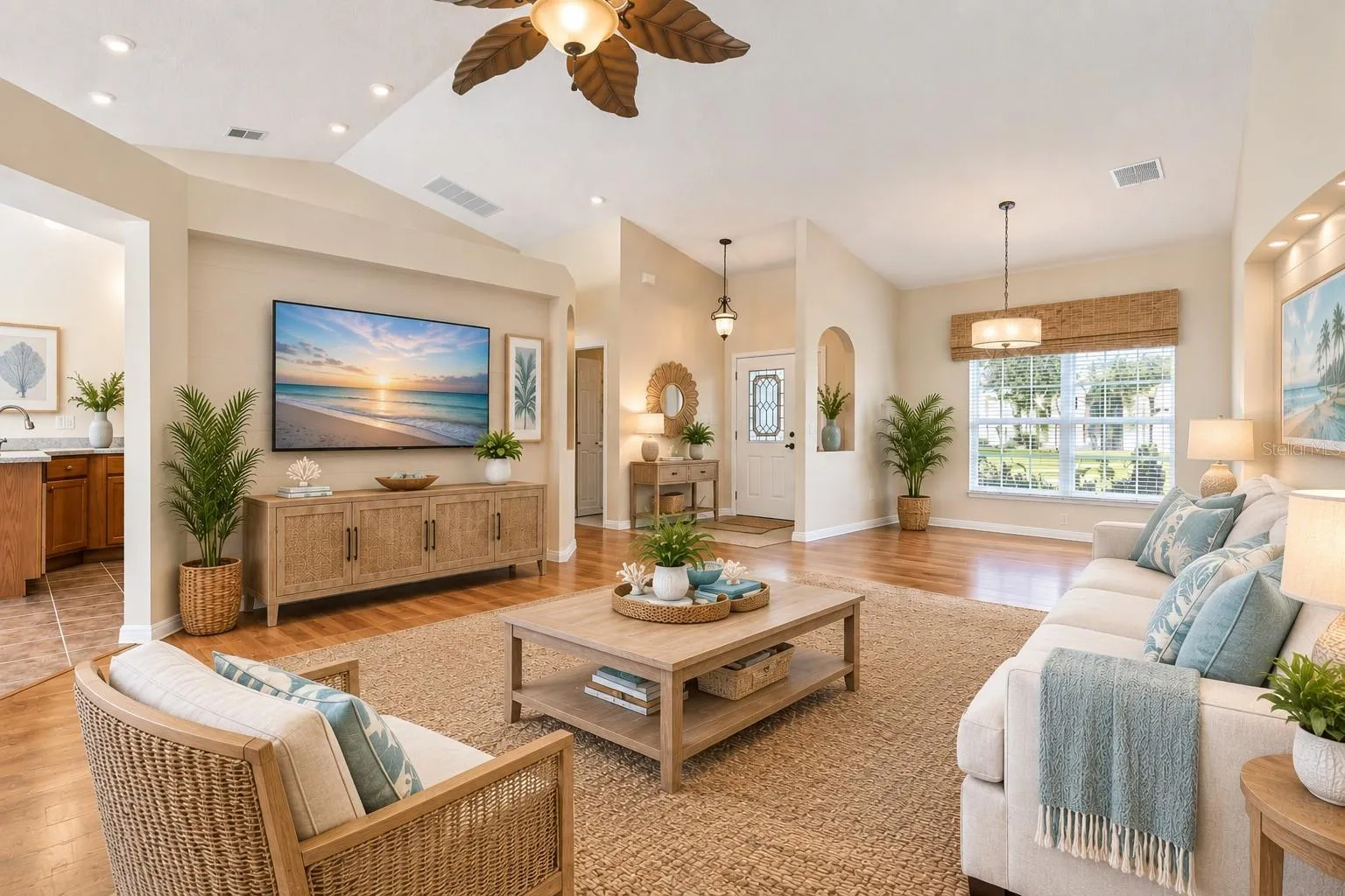 Living Room Virtually furnished