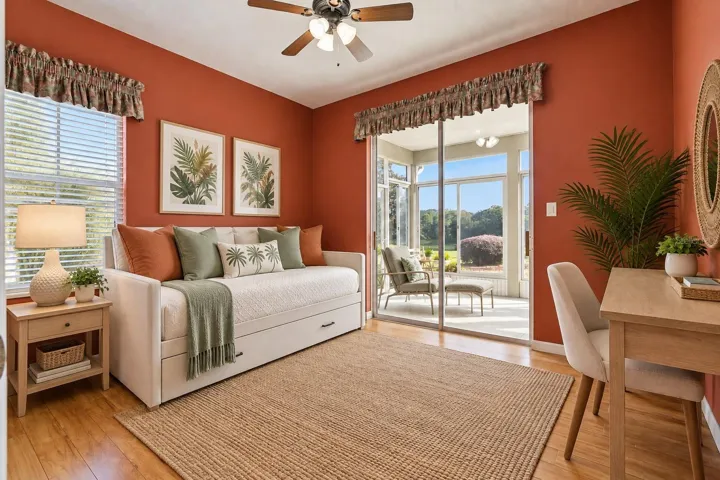 2nd Guest Bedroom Virtually furnished