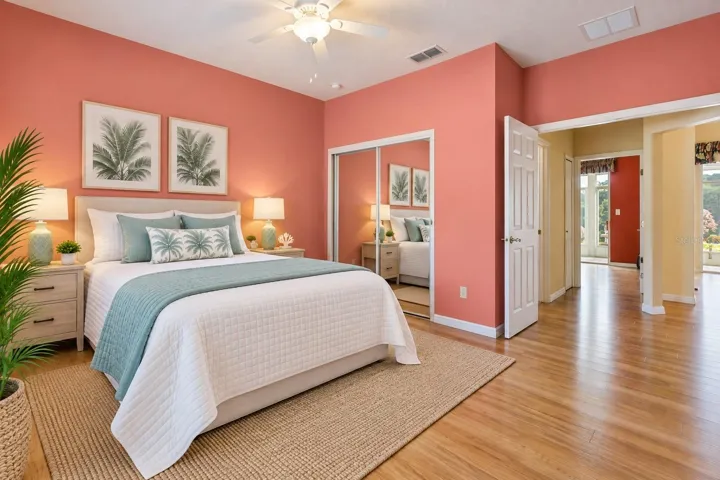 Guest Bedroom Virtually furnished