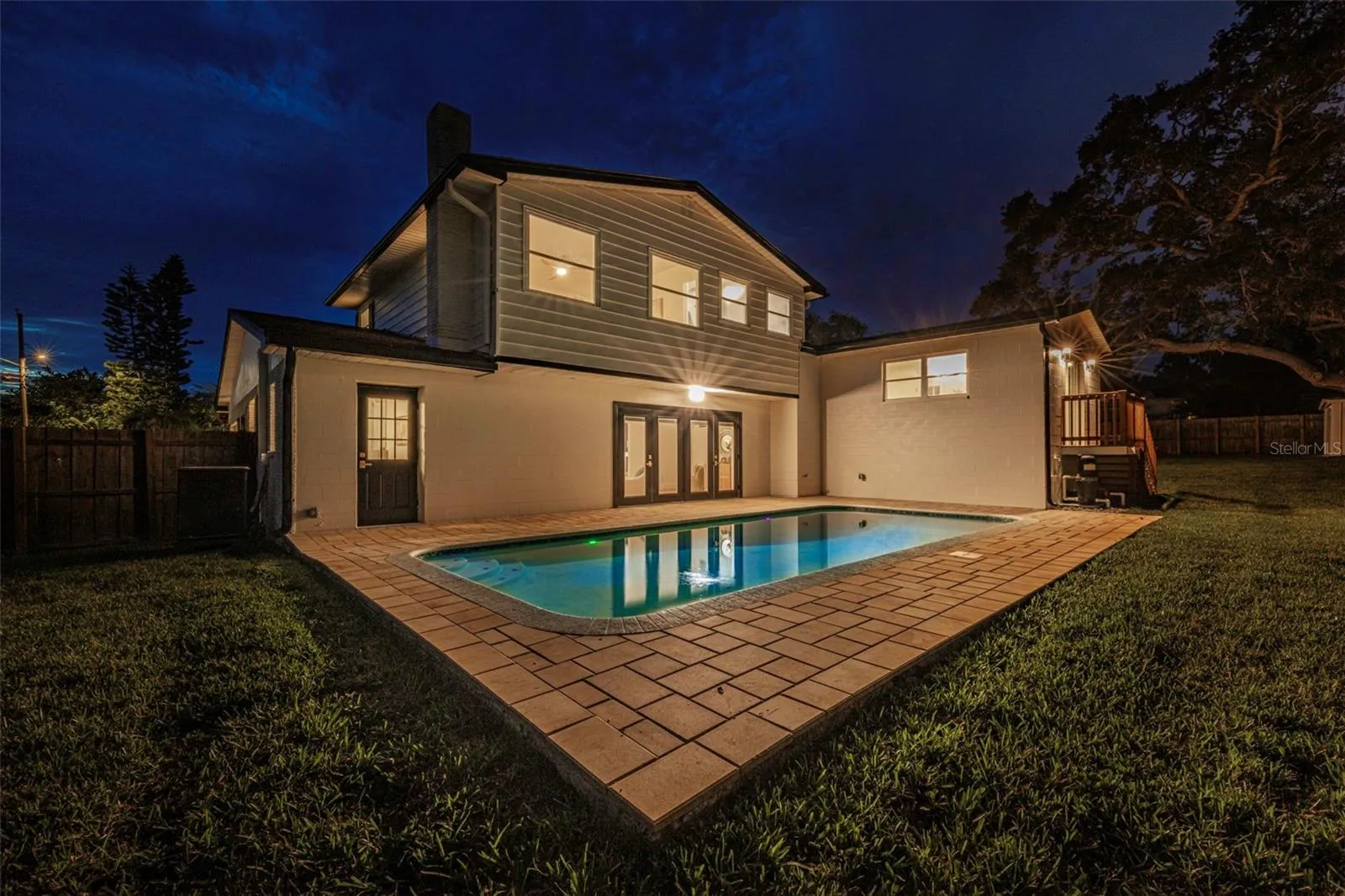Back Exterior - Twilight