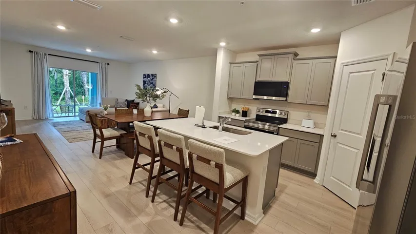 Kitchen front view