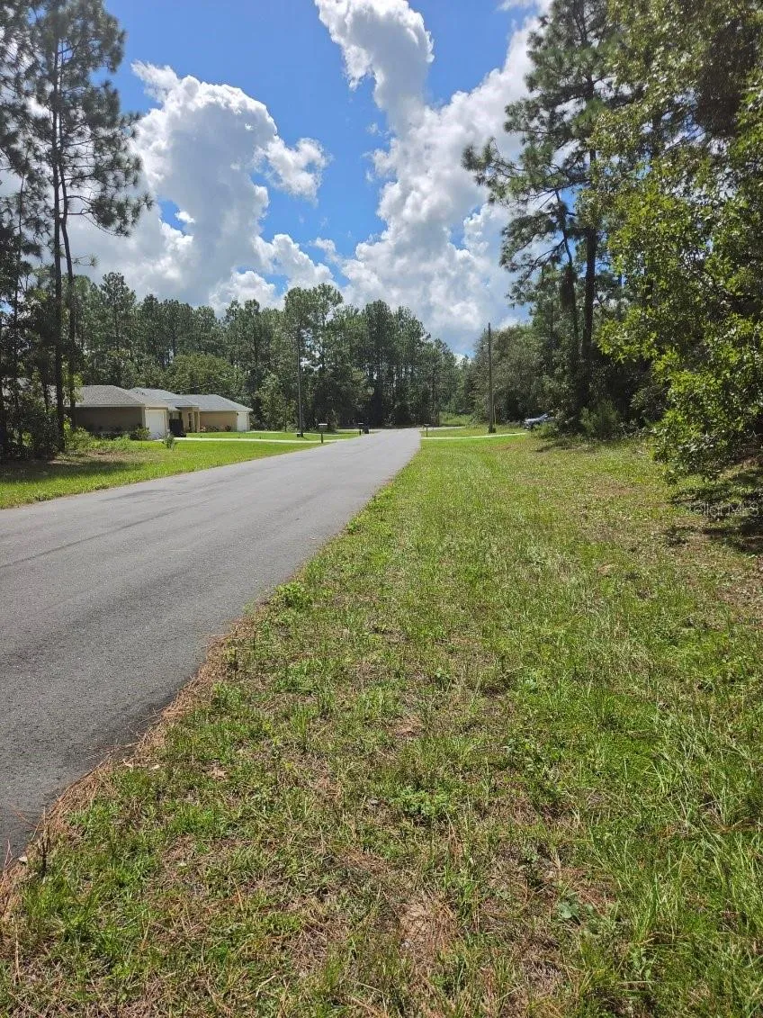 Left side of property