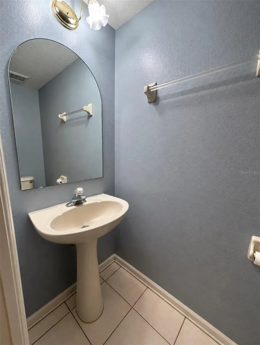 Half bathroom downstairs