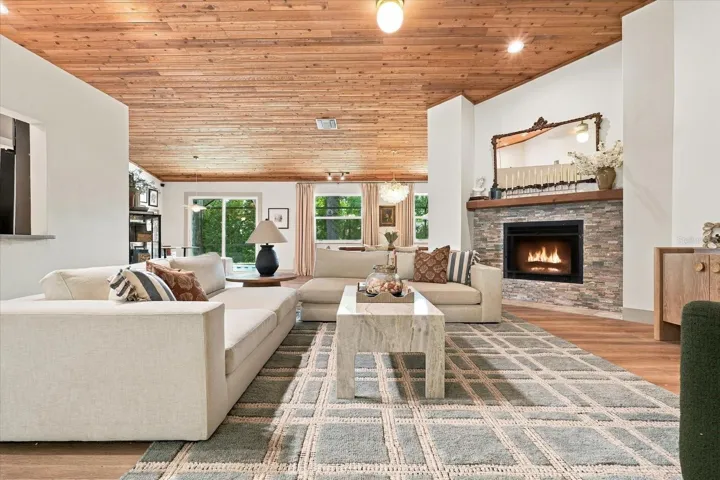 Living Room with Fireplace