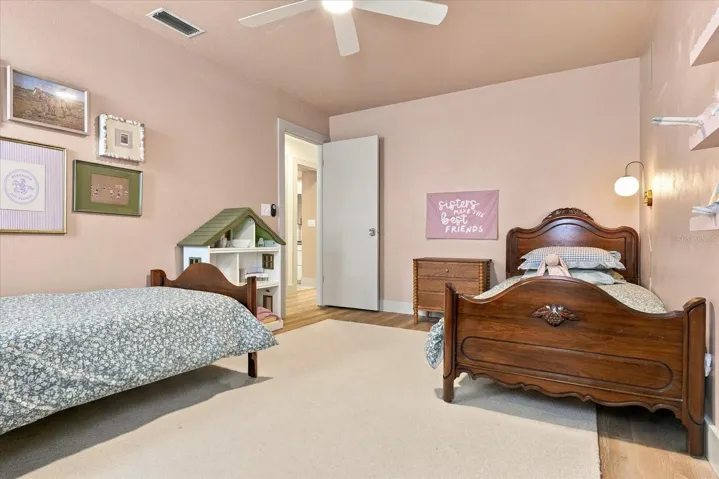 Guest Bedroom 3 with Walk In Closet