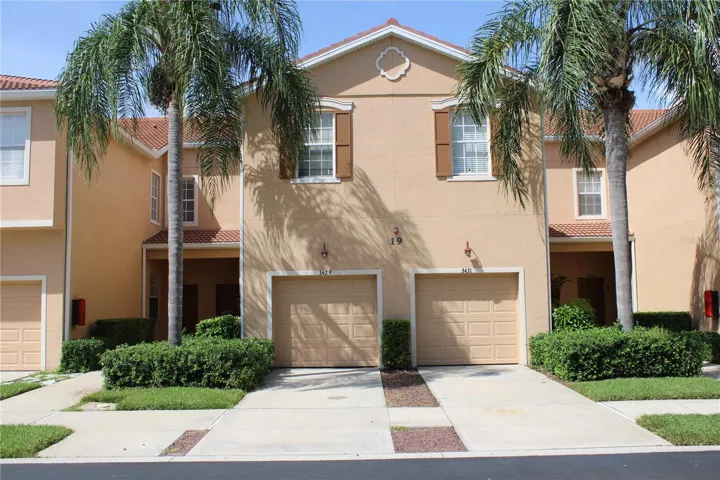 Front of townhome
