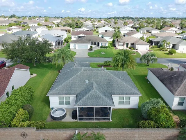 aerial backyard