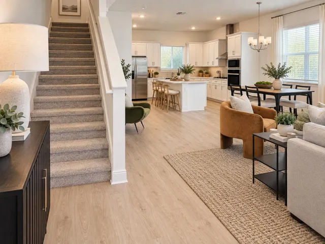 Foyer entrance. Virtually staged