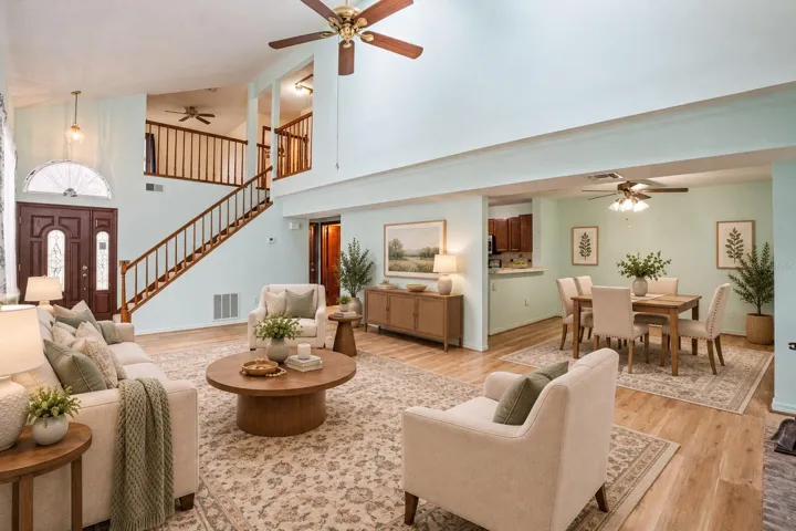 Virtually Stage Living / Dining Rooms