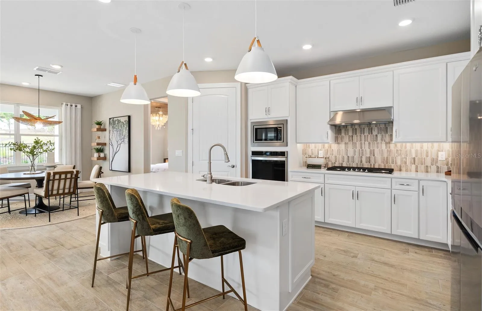 Model Home Design Only. Pictures and furnishings are for illustrative purposes only. Elevations, colors and options may vary. Furniture is for model home staging only.