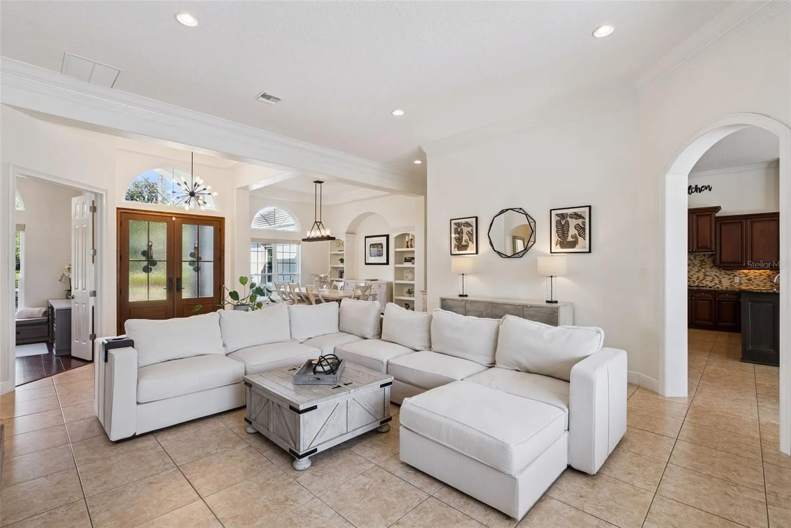 Formal Living RoomThe formal living room offers an elegant setting with beautiful views toward the outdoor living area.