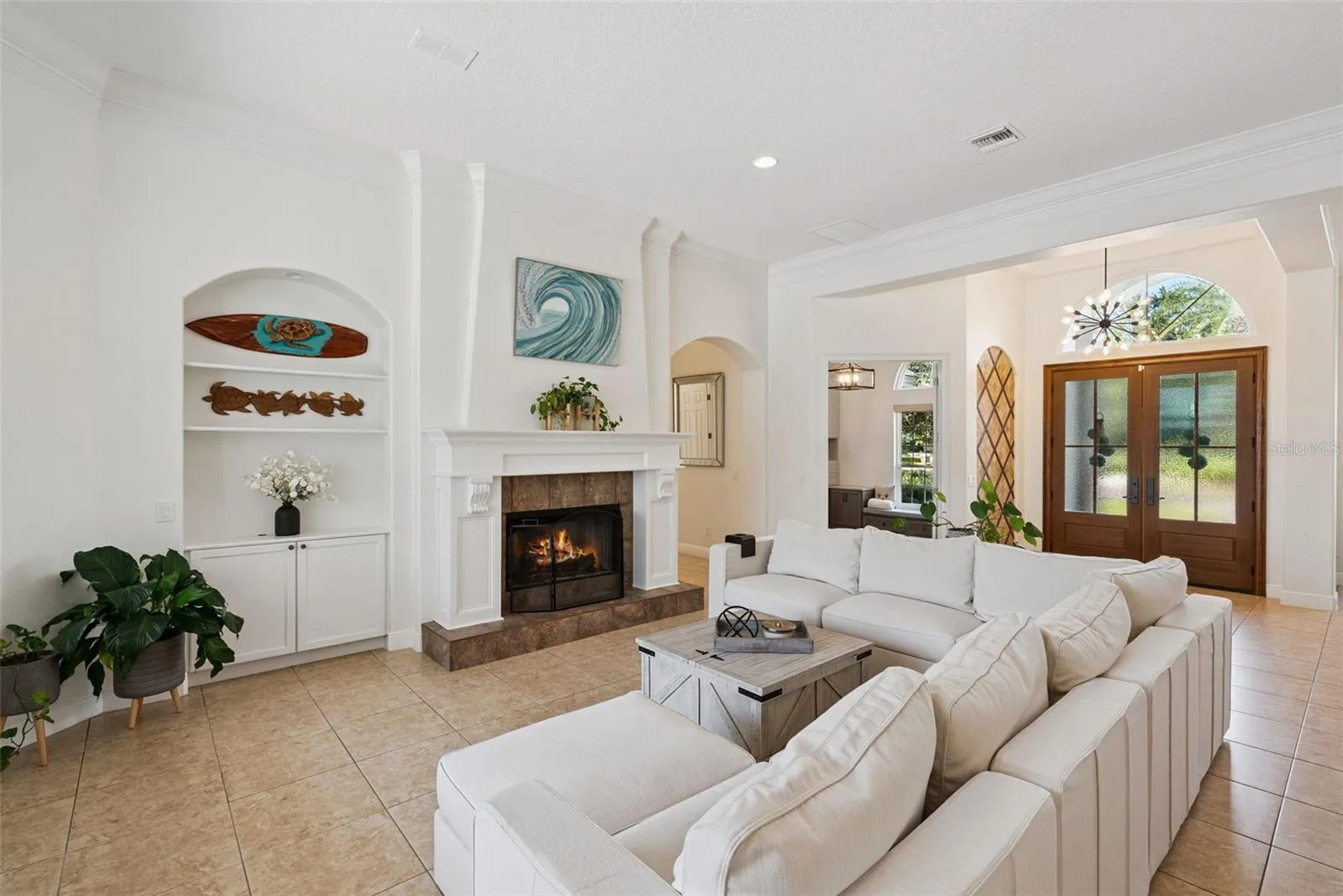 Formal Living RoomThe formal living room offers an elegant setting with beautiful views toward the outdoor living area.