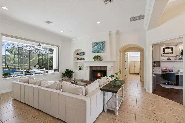 Formal Living RoomThe formal living room offers an elegant setting with beautiful views toward the outdoor living area.