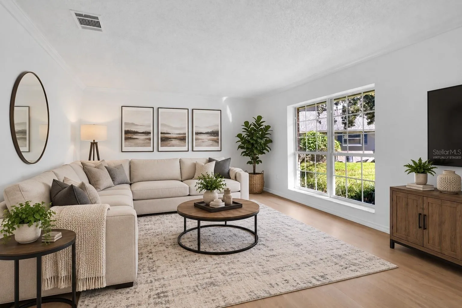 Living Room - Virtually Staged