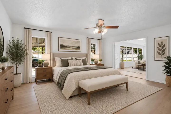 Primary Bedroom - Virtually Staged