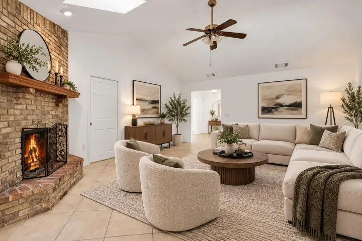Family Room - Virtually Staged