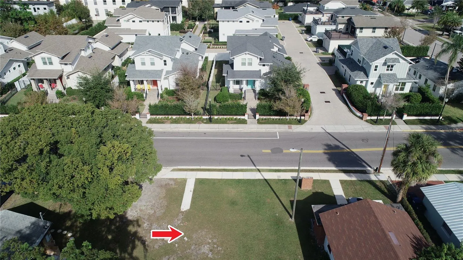 Aerial View of the lot