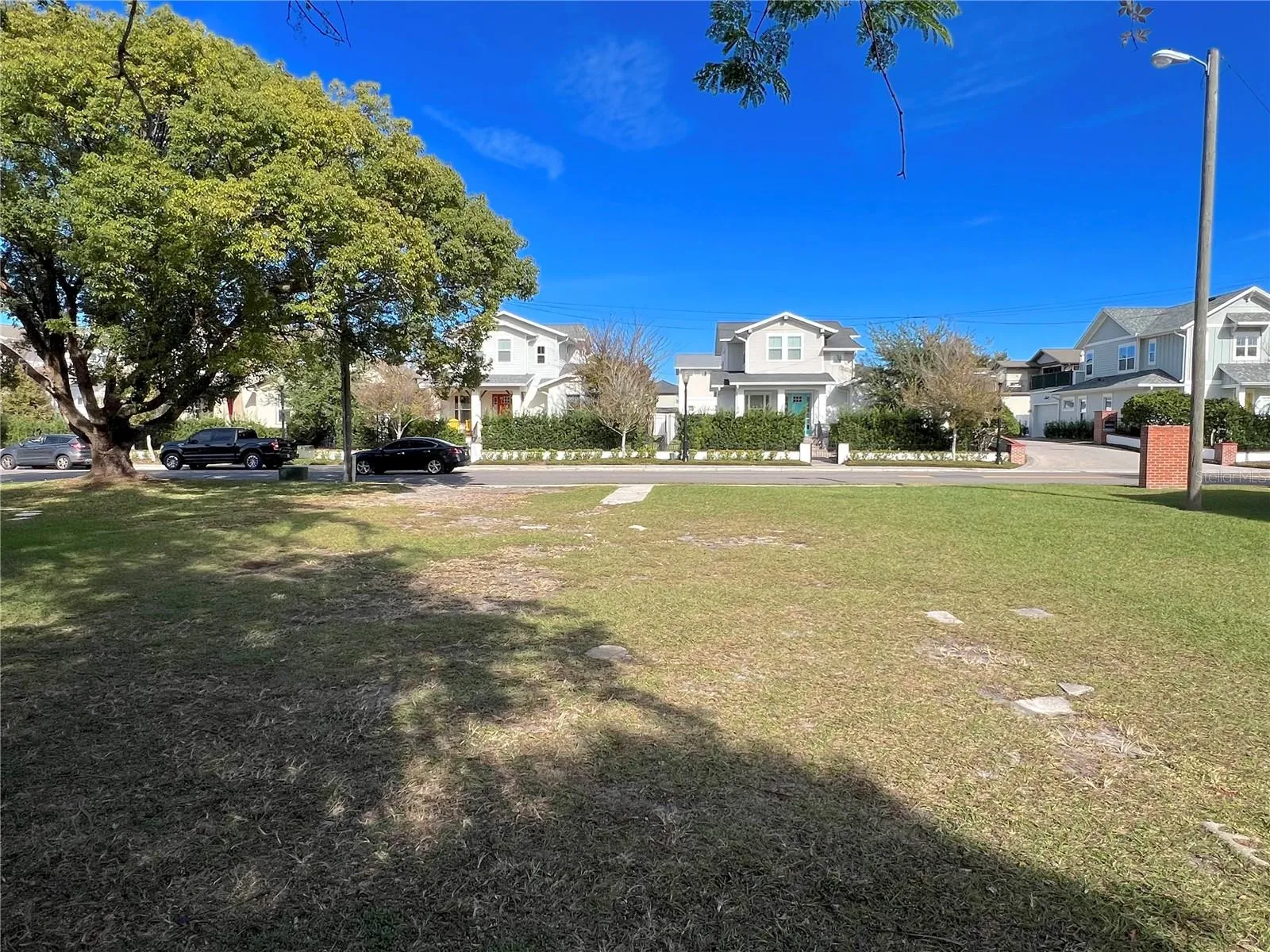 View from the back of the lot